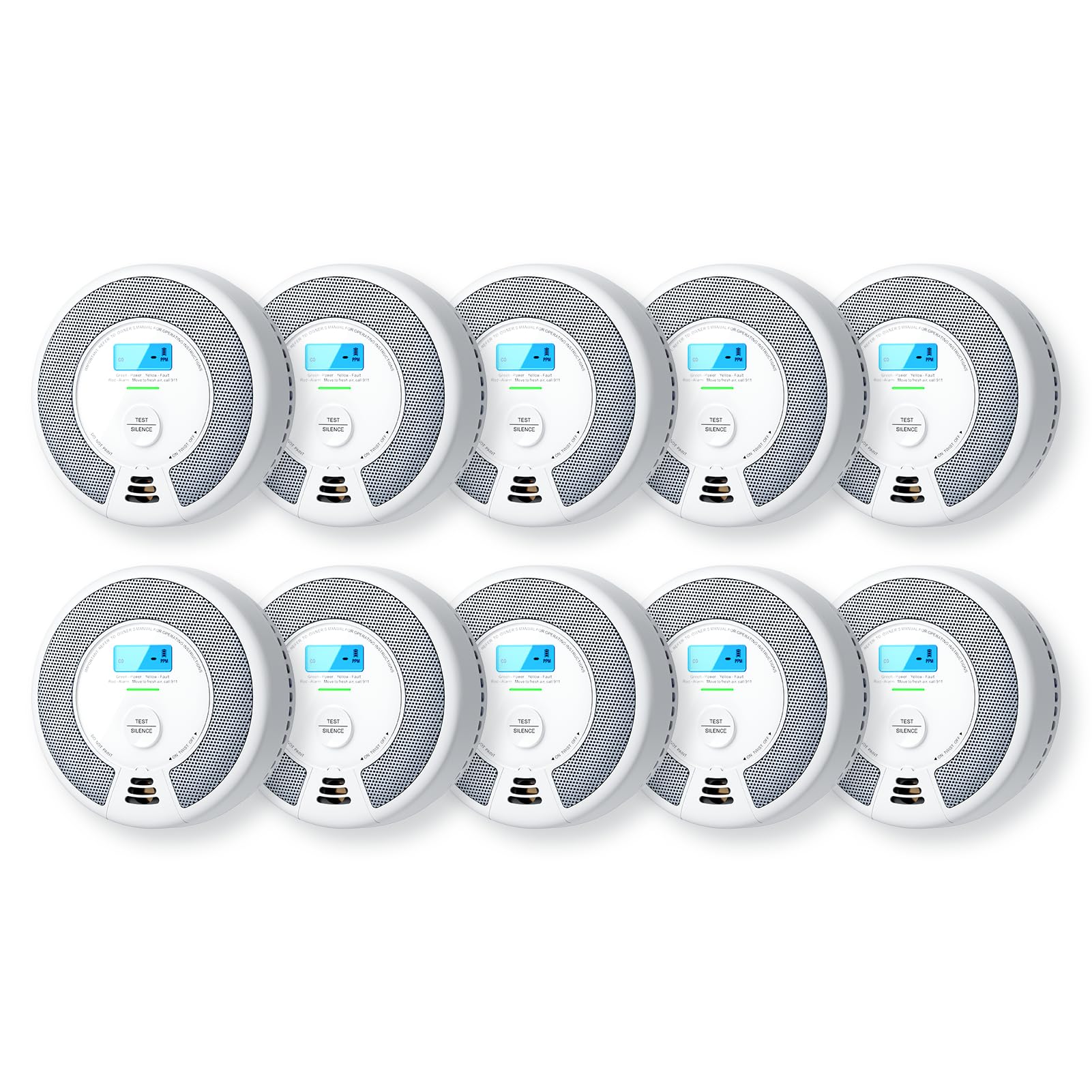 X-Sense SC07: 3-Pack Smoke & CO Detector Combo -10 X-Sense SC07: 3-Pack Smoke & CO Detector Combo -10