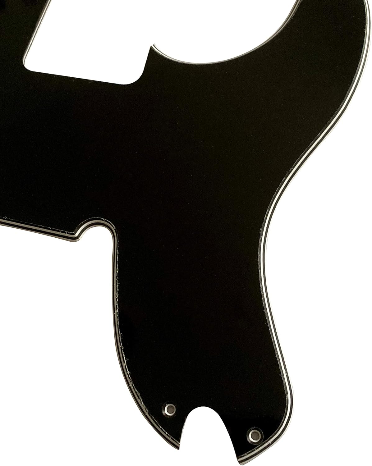 For Fender Telecaster Precision Bass Guitar Pickguard (4 Ply Black)