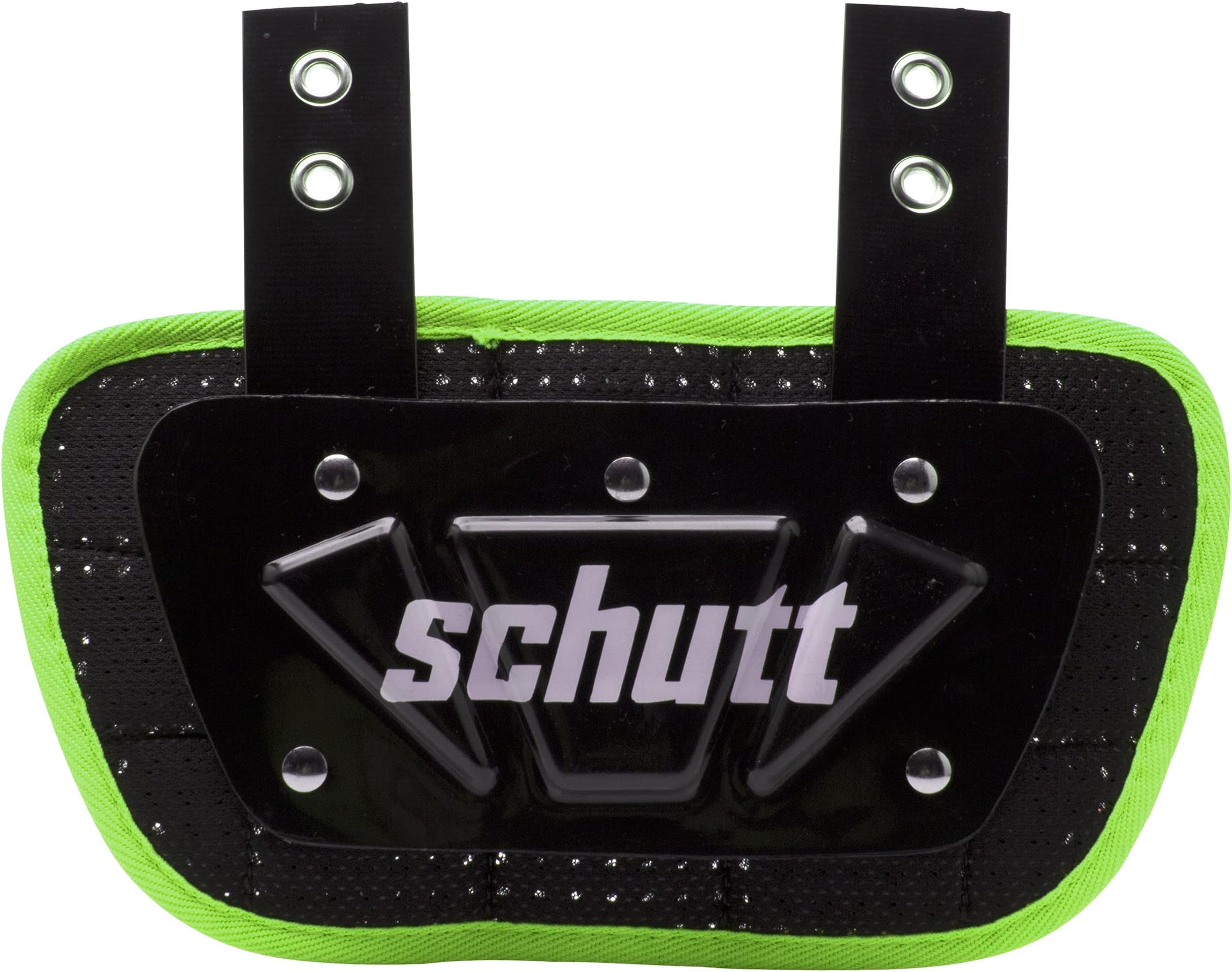 Schutt Sports Football Back-Plate for Shoulder Pads, Football Gear and Accessories, Neon Green, Youth