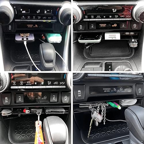 Miniatura 6 de JOJOMARK Compatible con accesorios Toyota RAV4, organizador de consola central compatible con RAV4 RAV4 2019 2020 2021 2022 2023 2024 2025 RAV4