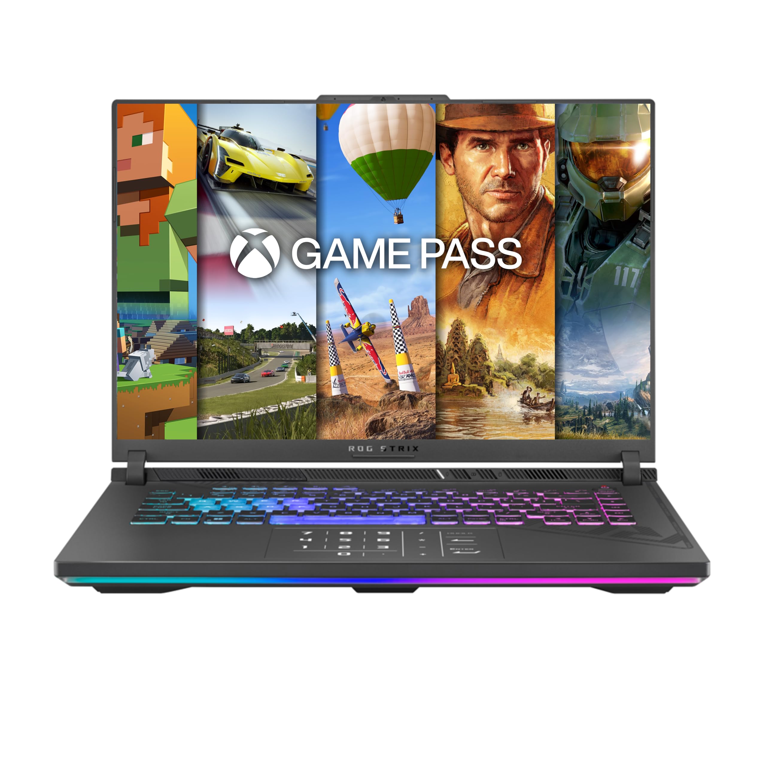 Laptop Gaming ASUS ROG Strix G16 G614PM-RV088, AMD Ryzen 9 8940HX Pana La 5.3GHz, 16" Full HD 32gb Ssd 1tb Nvidia Geforce Rtx 5060 8gb Free Dos Eclipse Gray