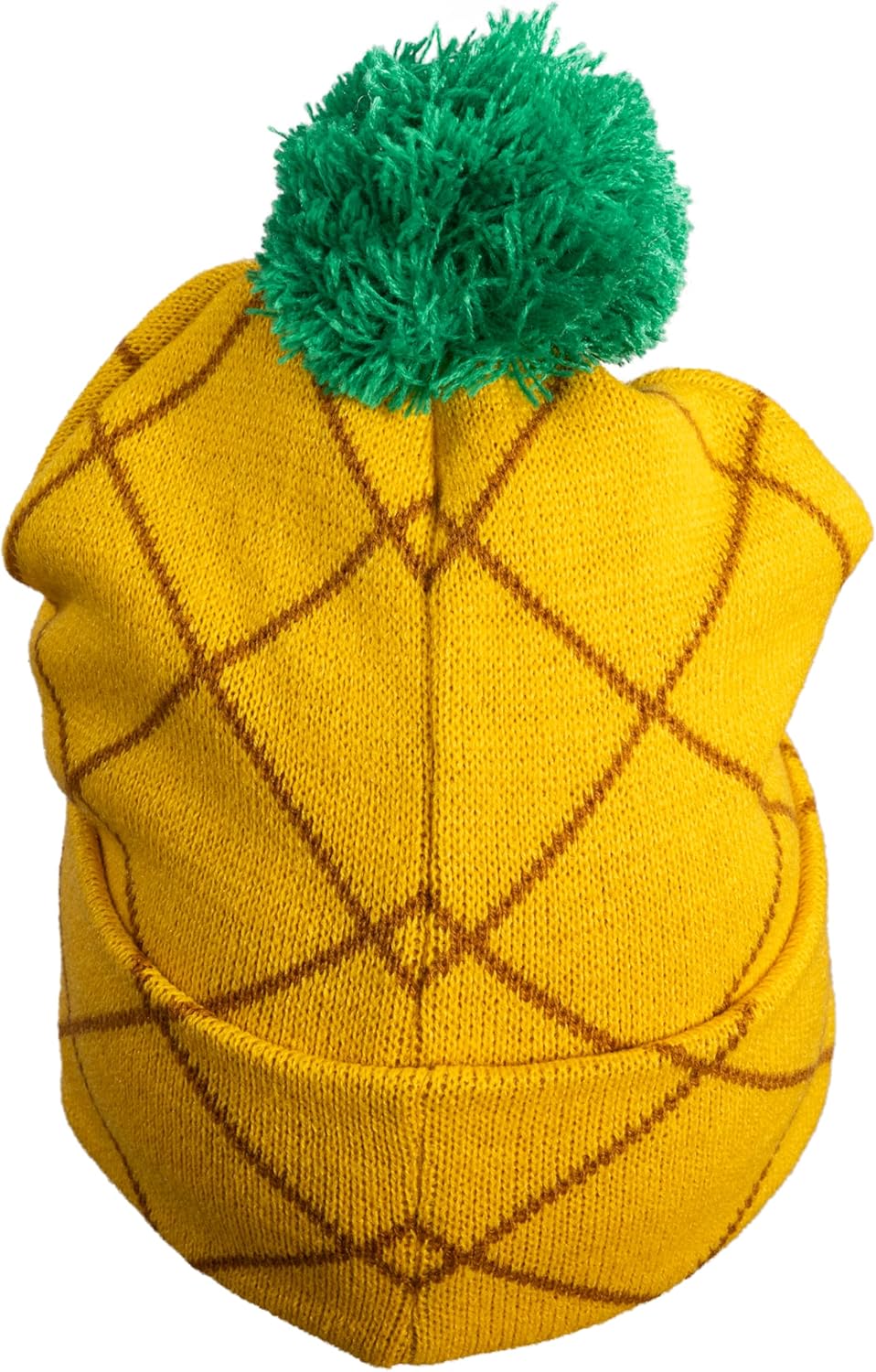 Mad Engine Spongebob Squarepants Pineapple House with Pom Cuffed Beanie Hat Multicolor - Image 3