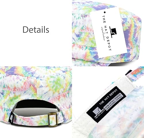 Miniatura 9 de El Sombrero Depot Cadet ejército algodón lavado gorra militar Sombrero Estilo