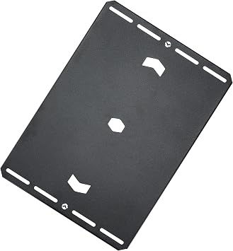 camping moon Cover Plate for Flat Burner IGT Top Plate Bridge Table Lid Stainless Steel Black CK-25BK