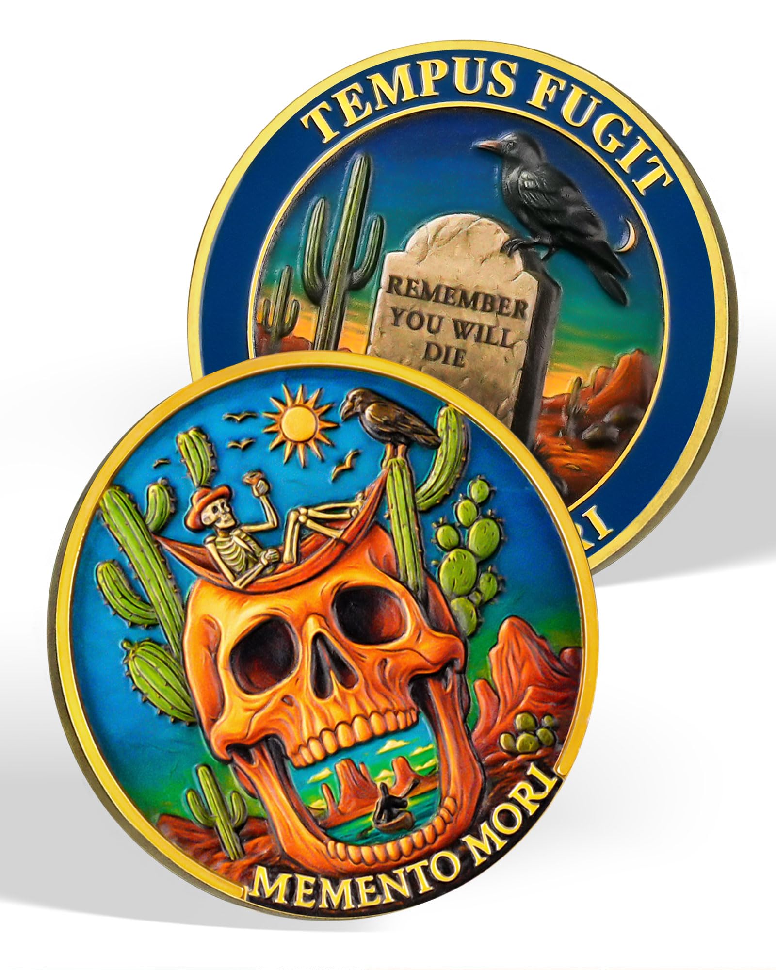 Desert Fantasy Memento Mori Coin