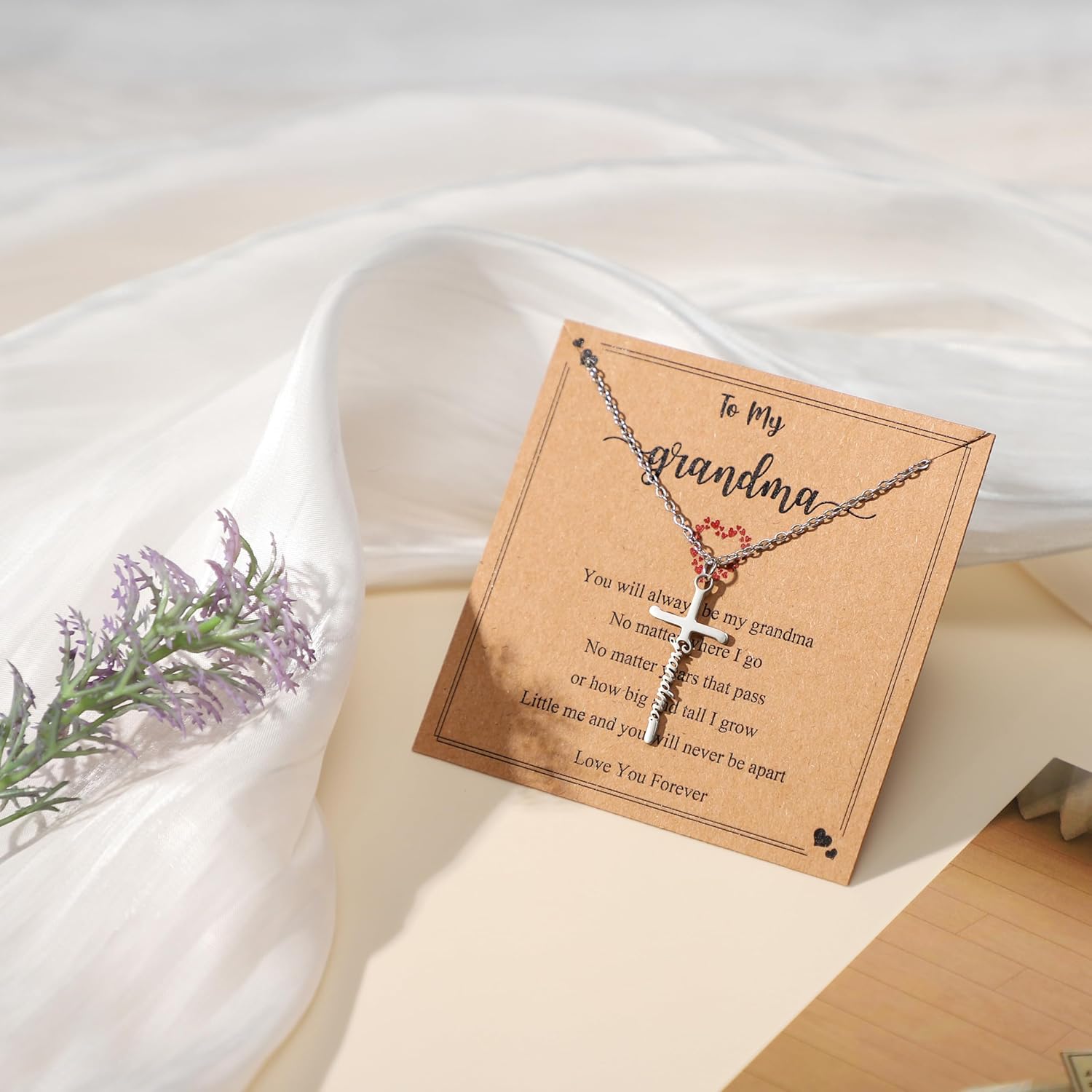 Grandma Gifts Basket 7pcs Mother's Day Birthday Best Great Grandmother ever Gigi Gift 16oz Drinking Glass Cups Necklace Socks Make up Bag Cool Grandma Club - Image 4