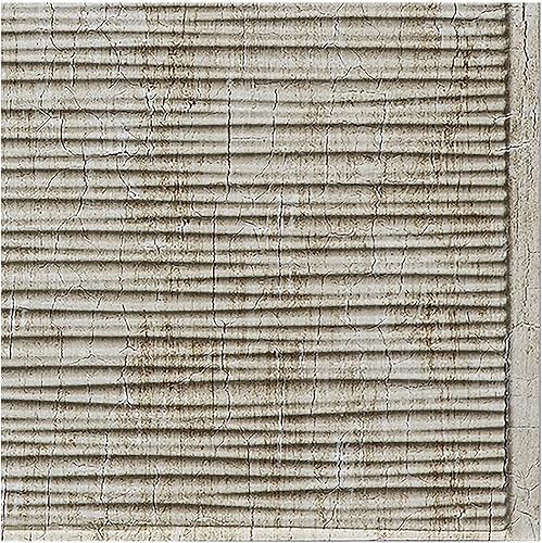 FASÄDE Panel decorativo de vinilo ondulado en metal vintage (muestra de 6 x 6 pulgadas)