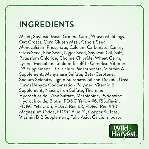 Miniatura 24 de Wild Harvest Mezcla universal para pájaros pequeños, 3 libras, nutrición fortificada