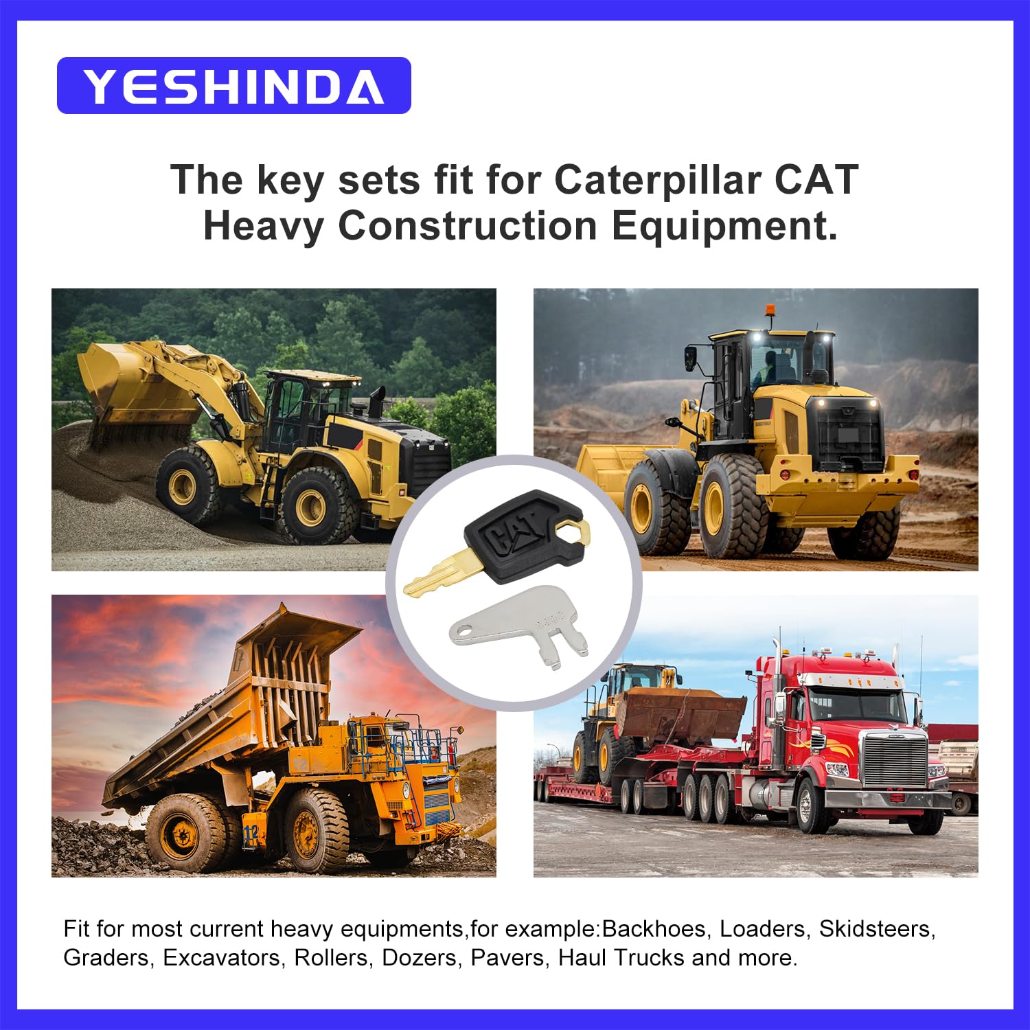 Amazon.com: 10pc 5P8500 5P-8500 Cat Keys and 8398 Battery