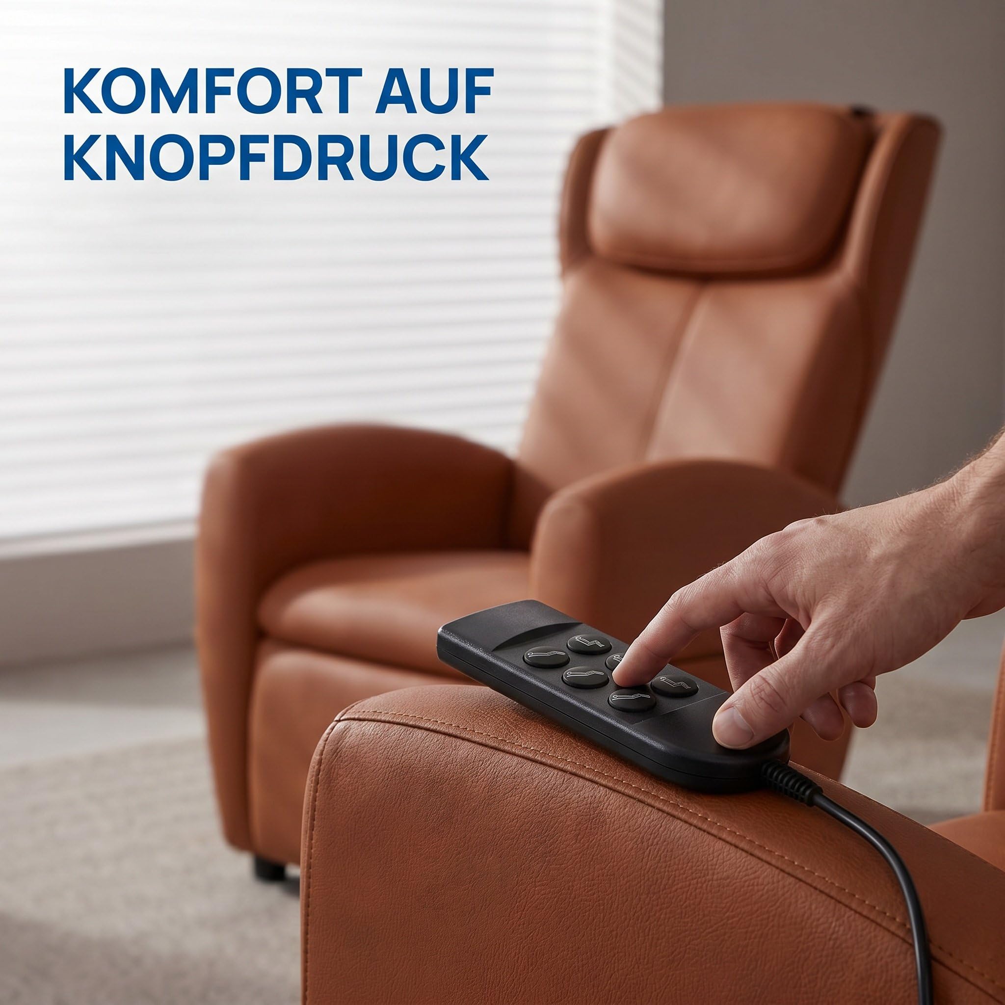 Elektrischer Ruhesessel Controller, Liegesessel Fernbedienung, Sechs Tasten Fernbedienung für Liftsessel, Austausch Manueller Haushaltswerkzeuge Universal für Hebesessel, Lehnstuhl, B