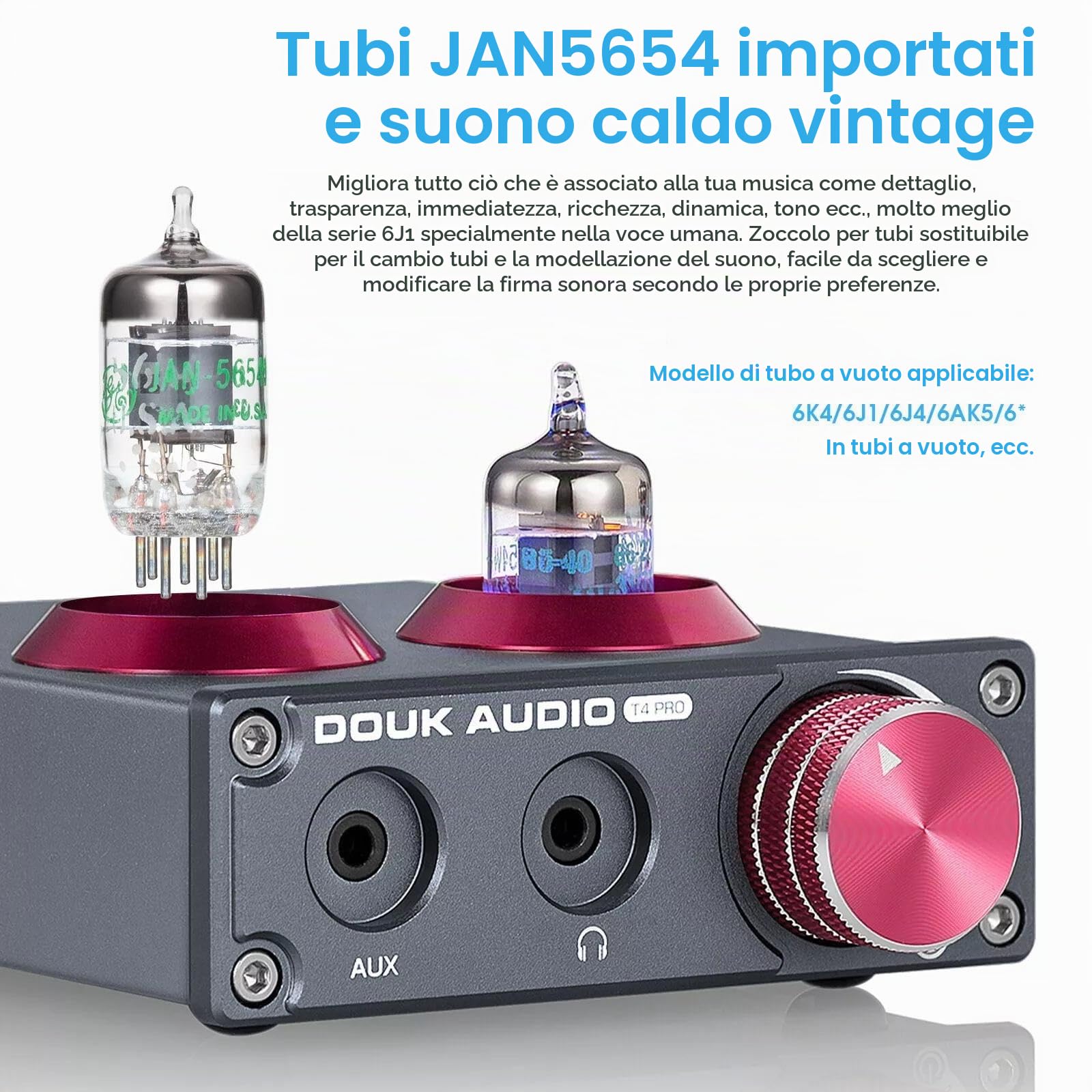 Douk Audio Mini 5654 Preamplificatore Phono Tubo A Vuoto Home Stereo Audio Preamplificatore Amplificatore Per Cuffie
