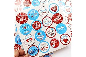 160Pcs Waterproof Nurses Week Stickers