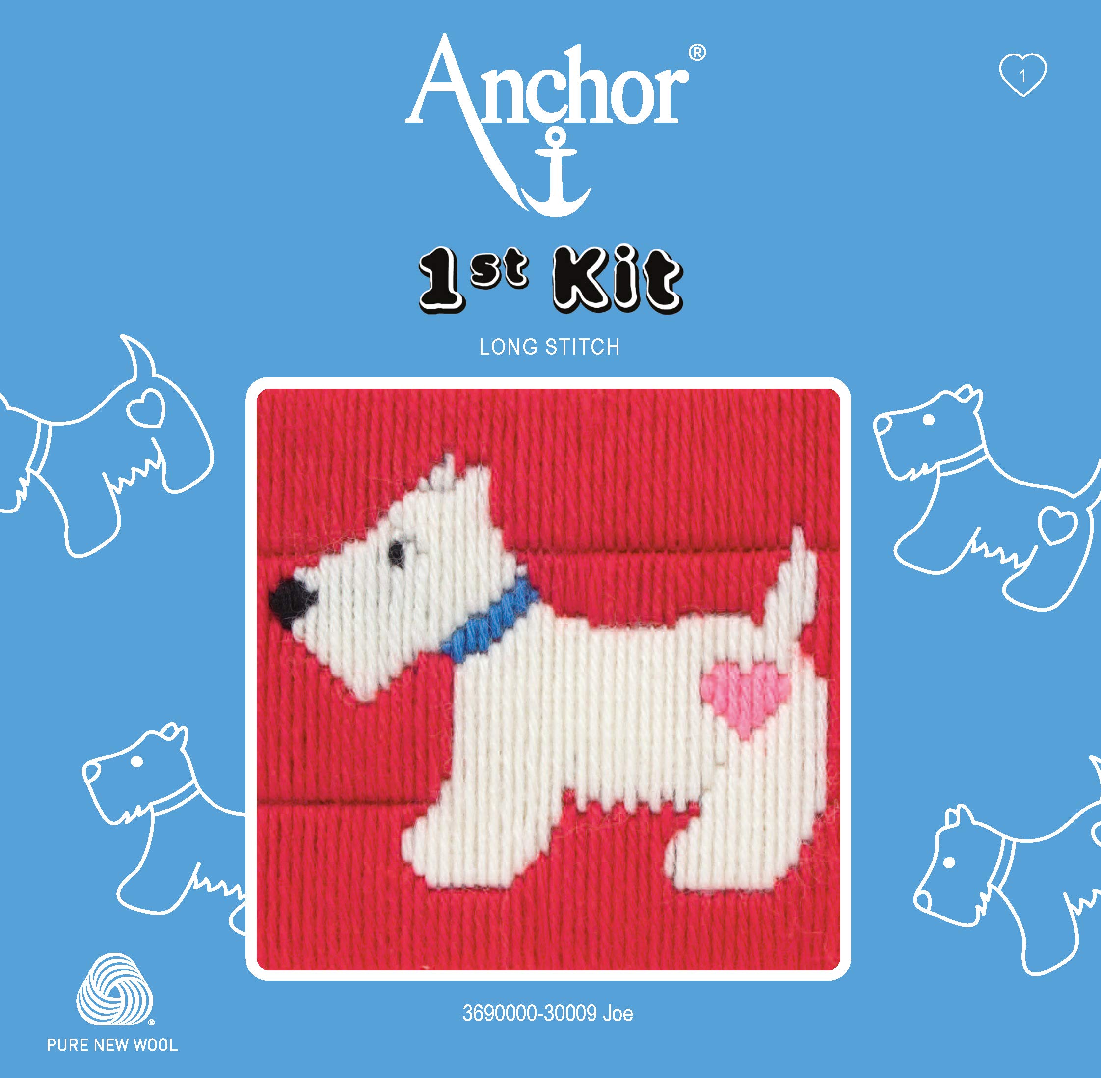ANCHOR 3690000-30009 Joe First Long Stitch Kit