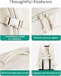 BAGSMART Carry On Travel Backpack, Large Travel backpack Carry On Flight Approved