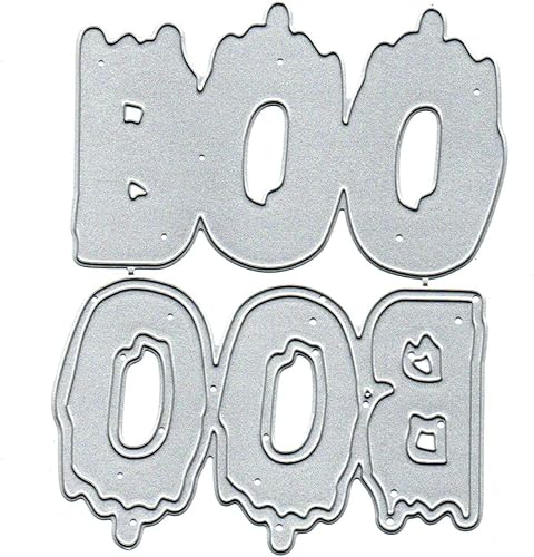 Plantillas de corte de metal vintage para Halloween, diseño de calavera de fantasma, plantillas de corte de fantasma, para álbumes de recortes,