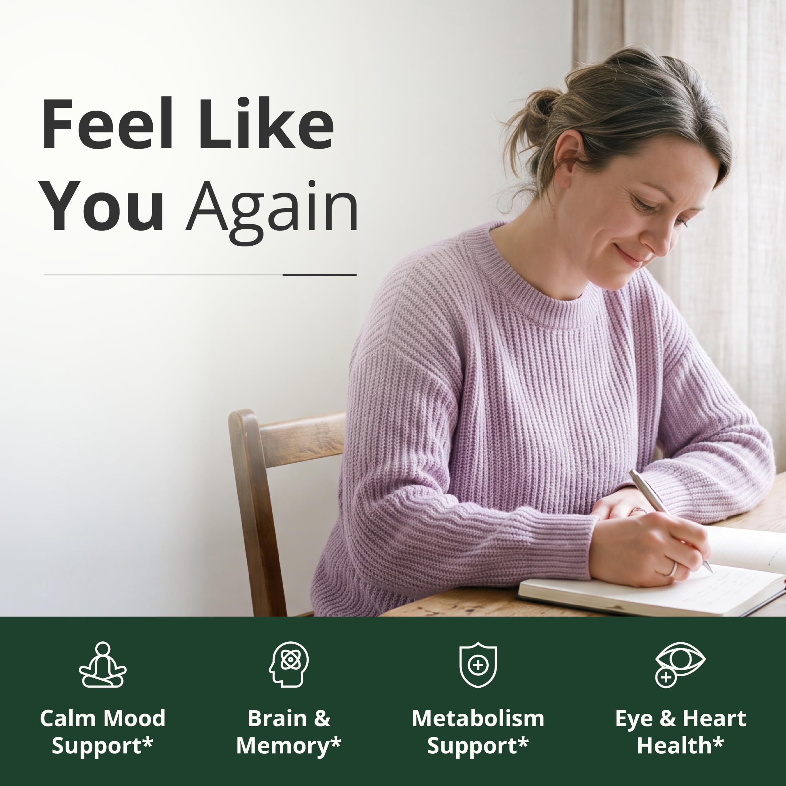 Saffron Extract 88.5mg - Mood, Stress Support & Eye Health without Jitters — Amazon image 3