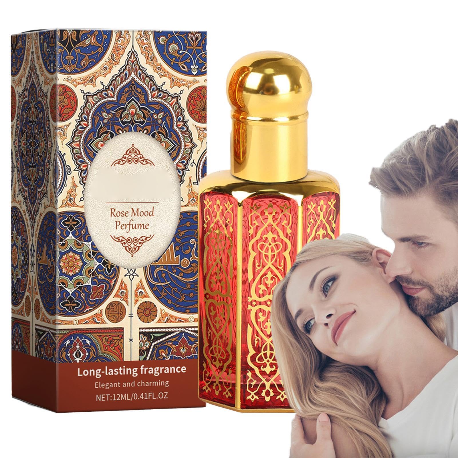 BommFu Perfume árabe para mujer | El lujoso de Arabia | Aceite perfumado concentrado con delicada fragancia: perfume encantador para cenas de citas y viajes diarios