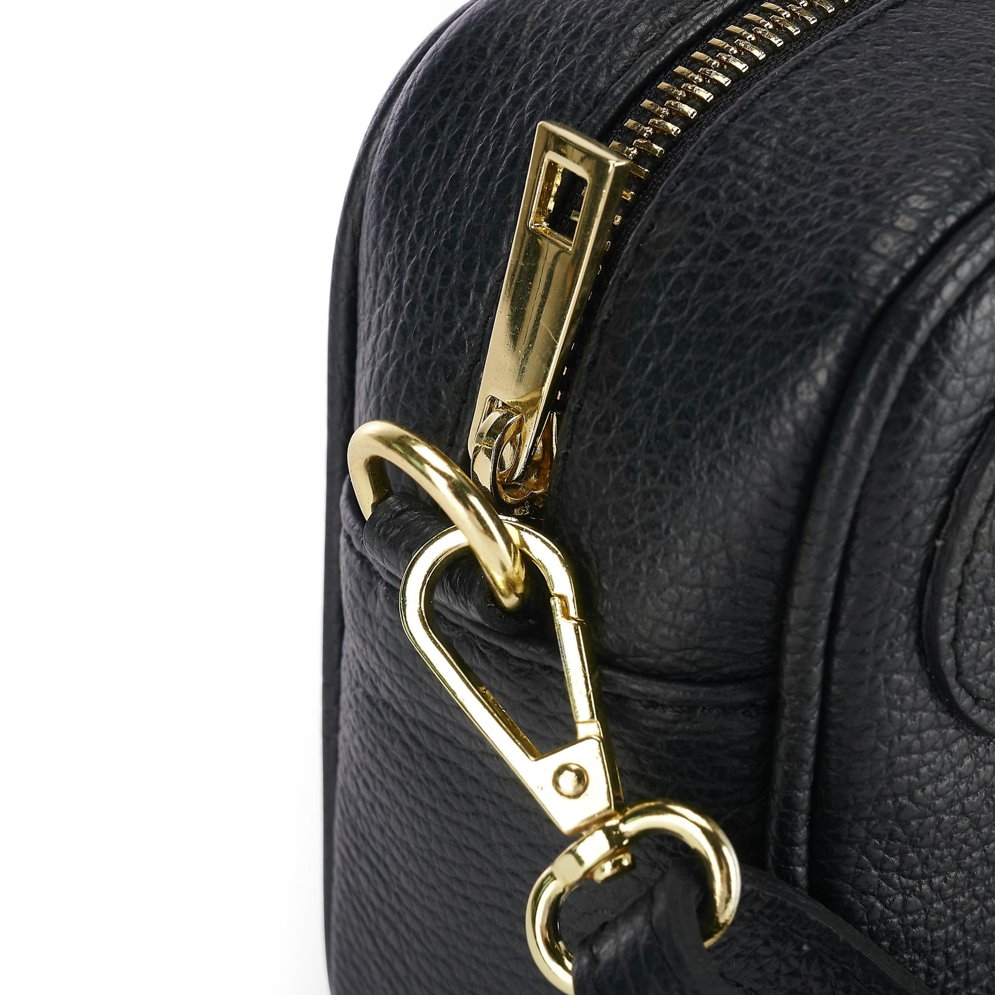 Mauro Pelletteria Borsa Donna Tracolla Piccola Vera Pelle Made in Italy – Modello Joy – Borsa a Tracolla Elegante con Cerniera e Tracolla Regolabile – Idea Regalo Donna