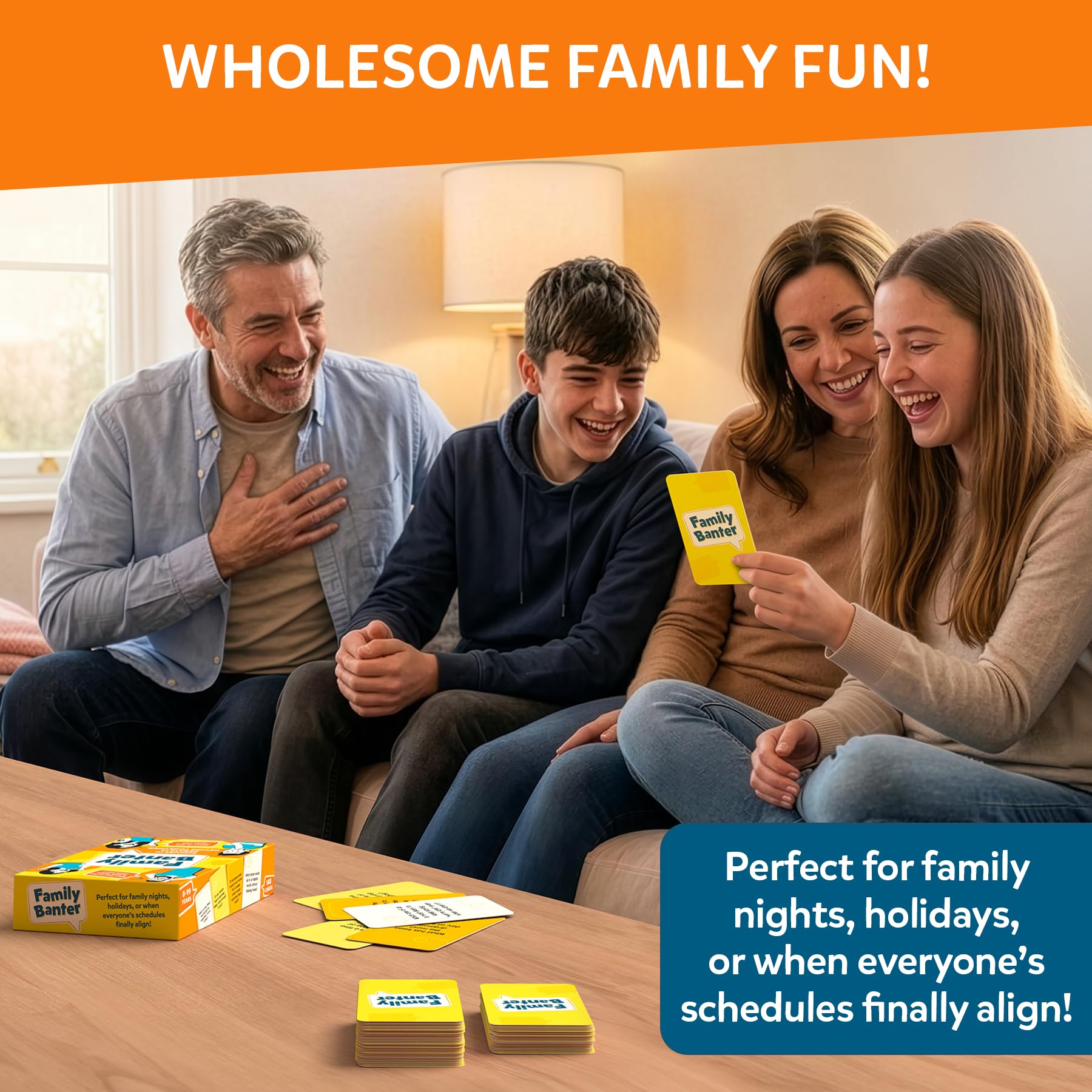 Family Banter Card Game – Fun Conversation Game for Family Game Night 3