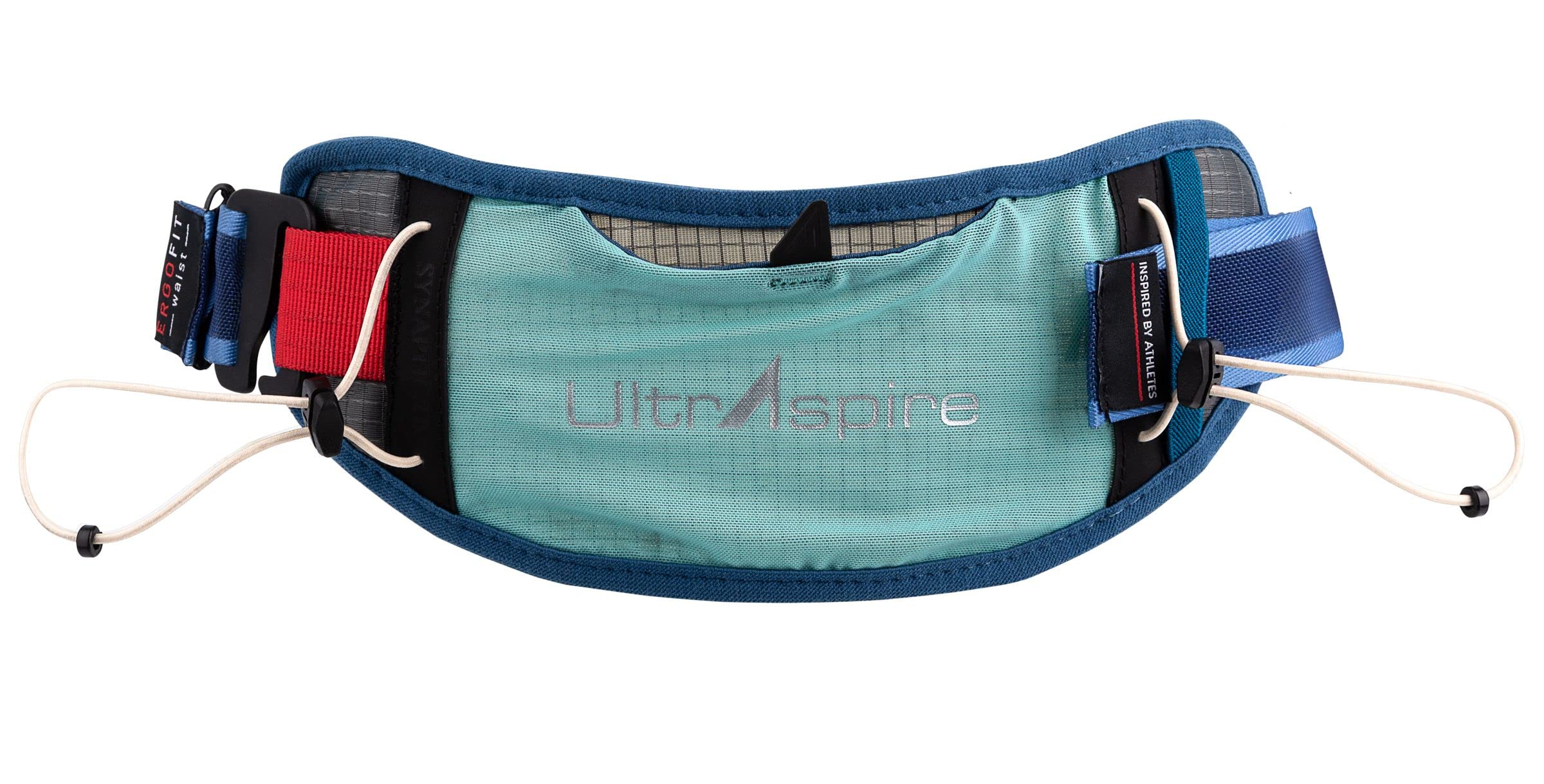 'UltrAspire Lumen Ally Waist Belt (Light NOT Included) - Burgundy/Cherry Tomato, Universal (28''- 40'')'