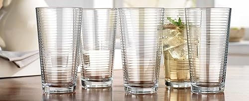 Vista 13 de Glaver's Vasos de jugo de 7 oz. Juego de 10 vasos de vidrio – Vasos de agua para bebidas para el hogar y bar, agua, cócteles, té helado. Apto