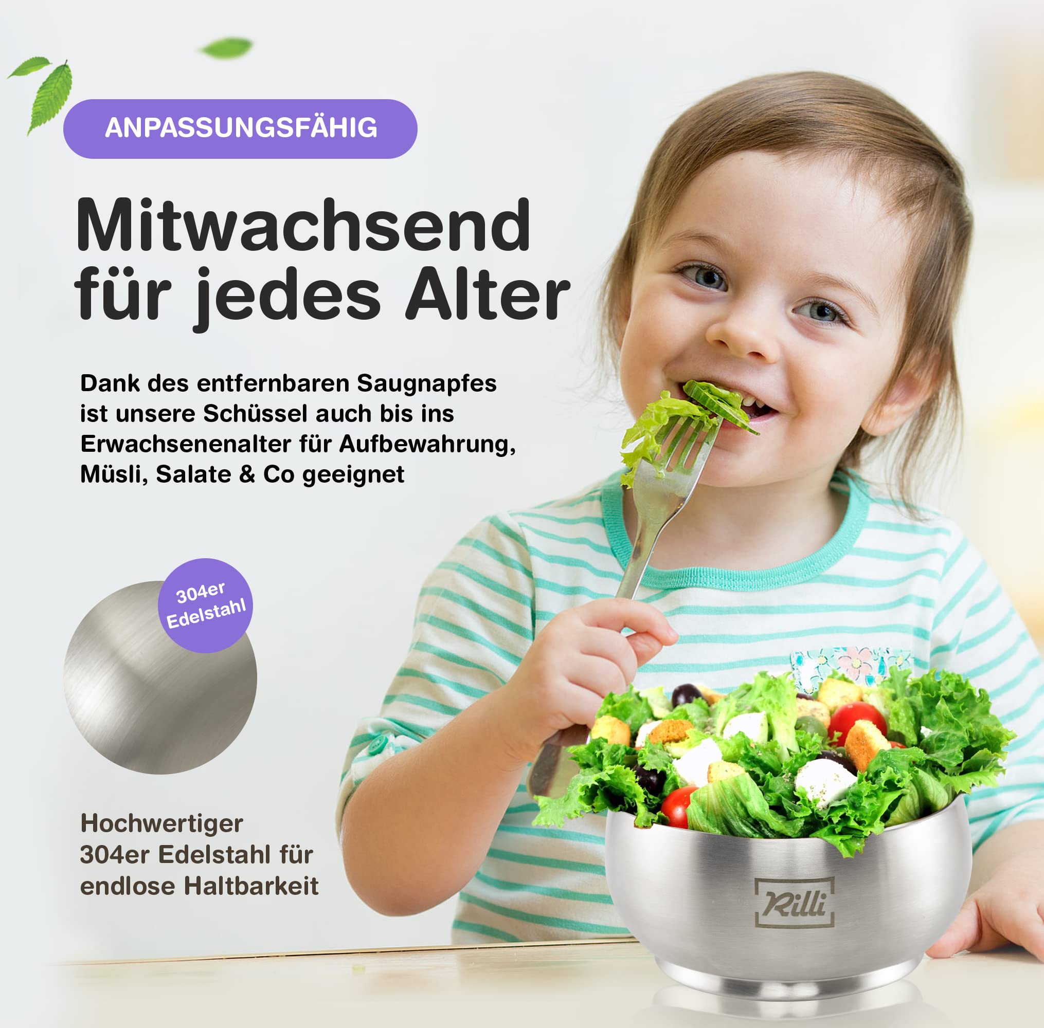 Ensemble De Vaisselle Pour Enfants LÄSSIG - Assiette, Bol, Tasse, Cuillère - Sans BPA, Lavable Au Lave-vaisselle - Motif Chien - 4