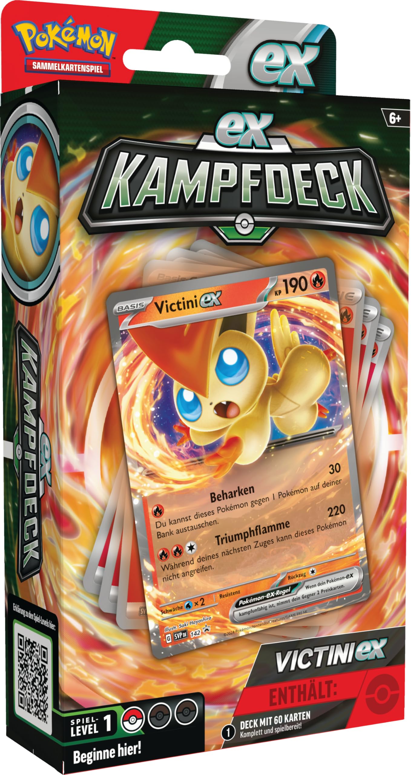 Pokémon-Sammelkartenspiel: Kampfdeck Victini-ex (sofort spielbares Deck mit 60 Karten)
