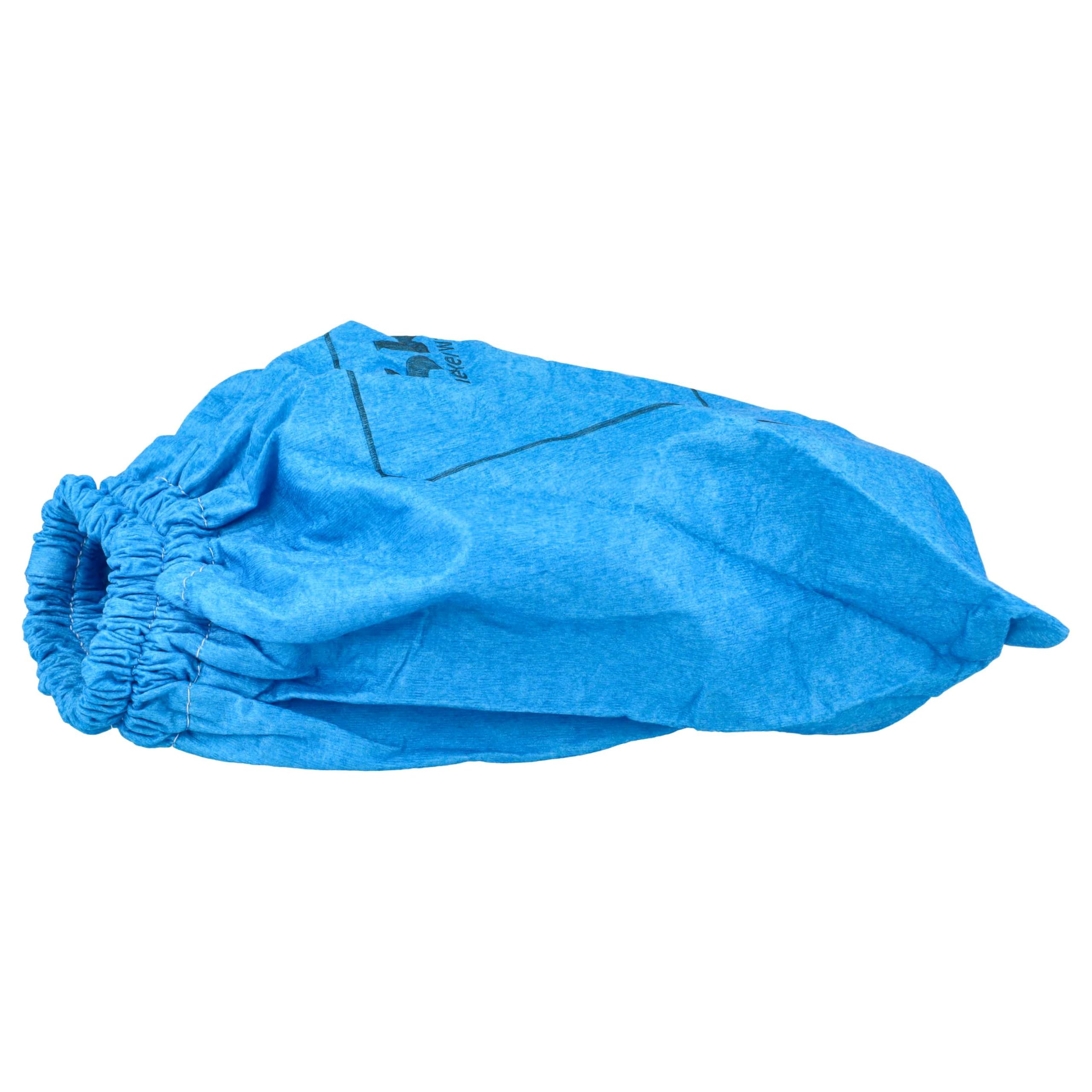 vhbw 3x Filtres textiles compatible avec Einhell TC-VC 1820 S | TE-VC 36/25 Li aspirateur sec et humide - Sac filtrant, lavable bleu