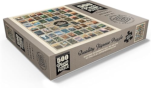 Miniatura 3 de 63 Parques Nacionales de Estados Unidos por Kenneth Crane póster vintage rompecabezas de 500 piezas de primera calidad fabricado en Estados Unidos
