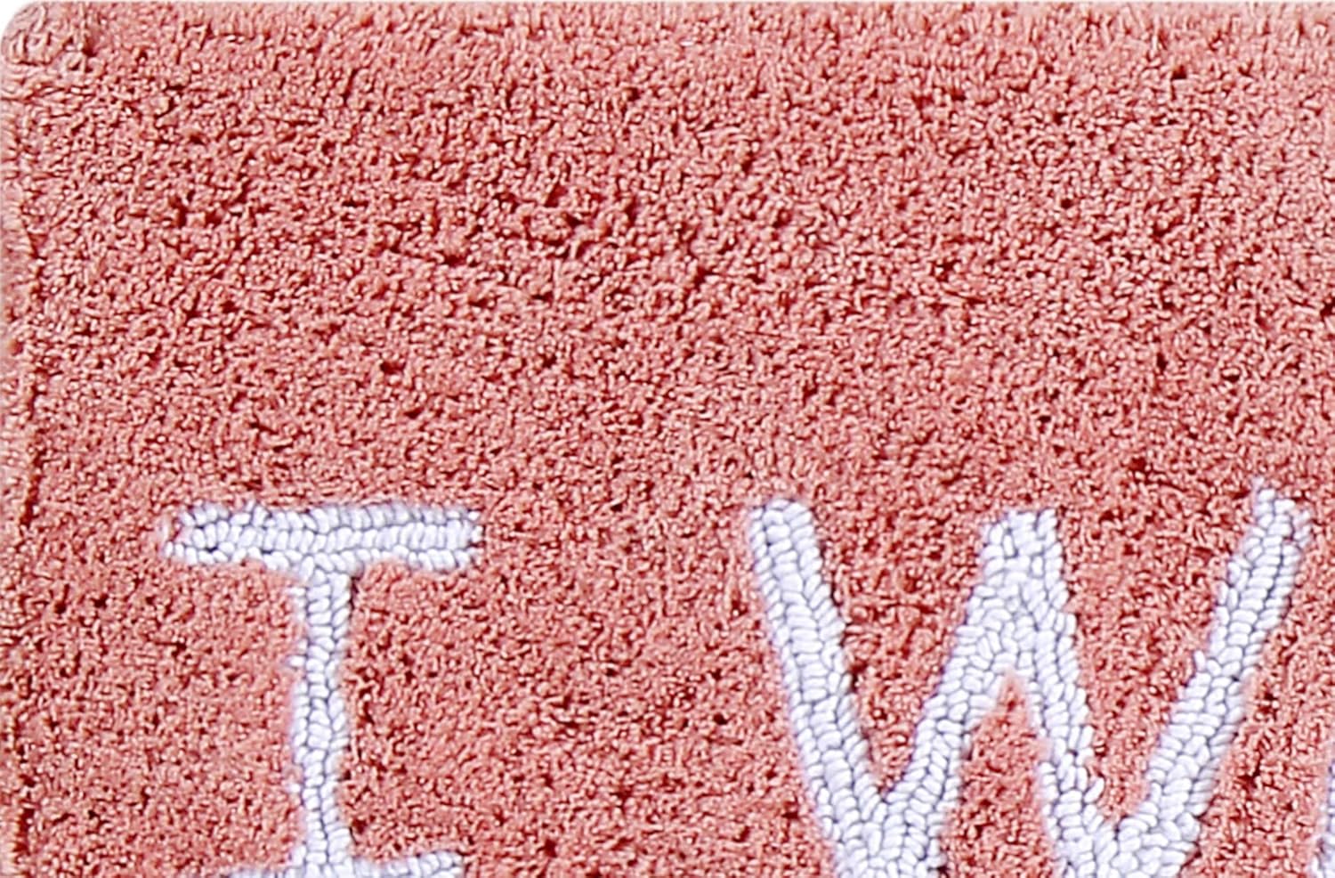 Better Trends Phrase Collection is Ultra Soft, Plush and Absorbent Tufted Bath Mat Rug 100% Cotton in Vibrant Colors, 21" x 34" Rectangle, Charcoal : Home & Kitchen