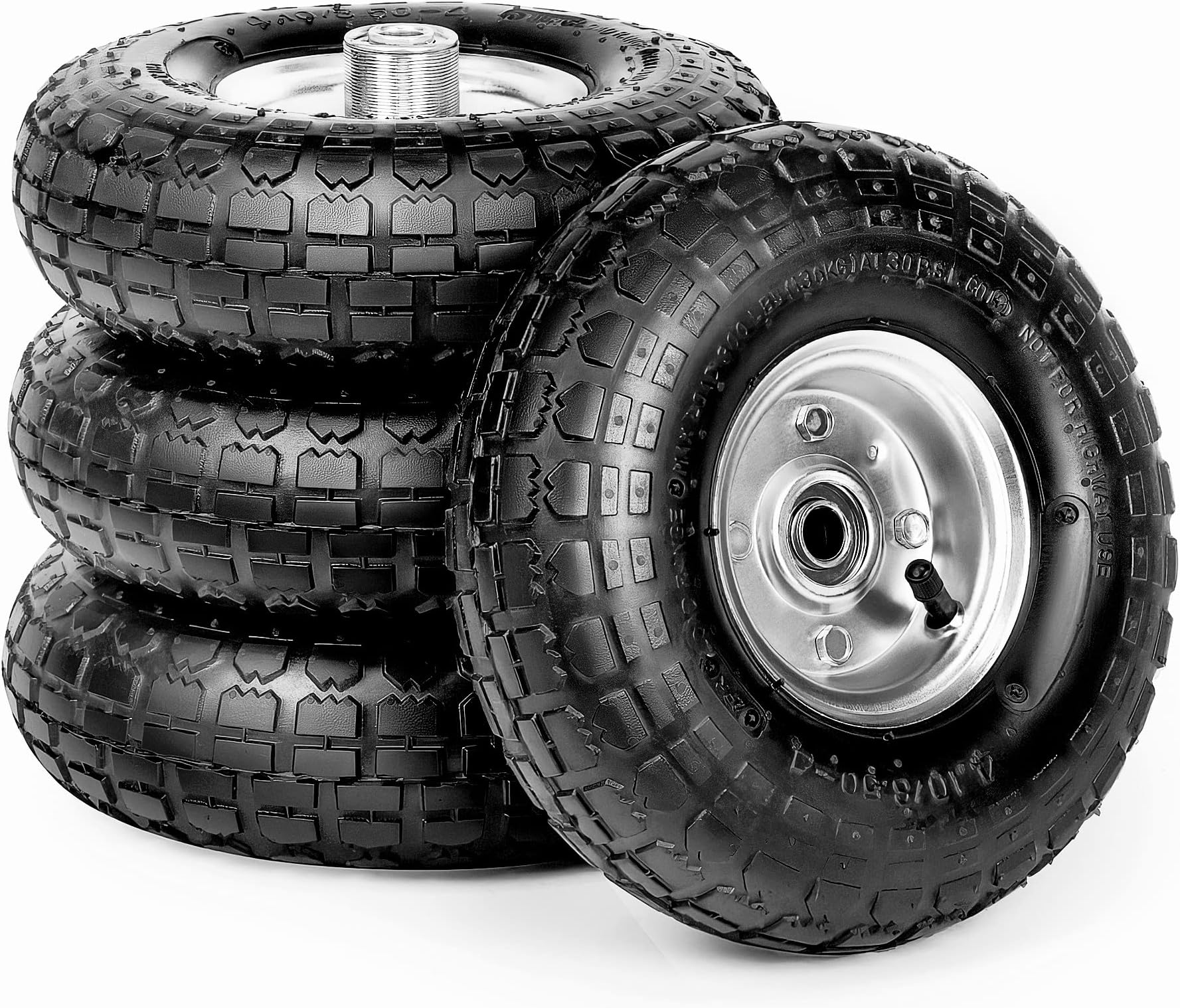 4.10/3.504 Flat Free Tire for Hand Truck/Garden Utility