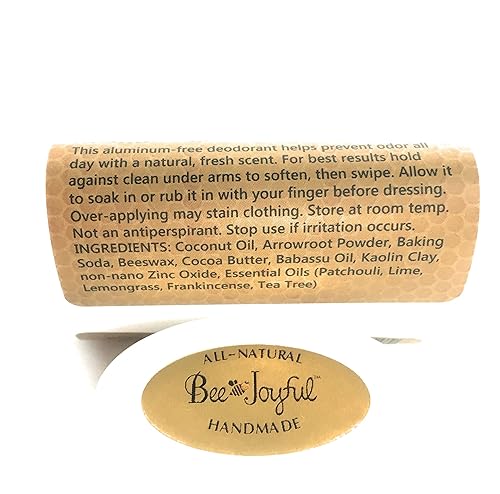 Miniatura 4 de Bee Joyful Natural Deodorant - Patchouli Lime