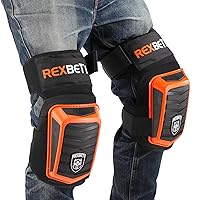 Vista 39 de REXBETI - Rodilleras para trabajo, rodilleras de gel de construcción, resistentes, cómodas y antideslizantes, para limpiar el suelo y el jardín
