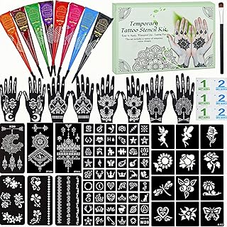 Kit de tatuajes temporales, 16 hojas grandes ...