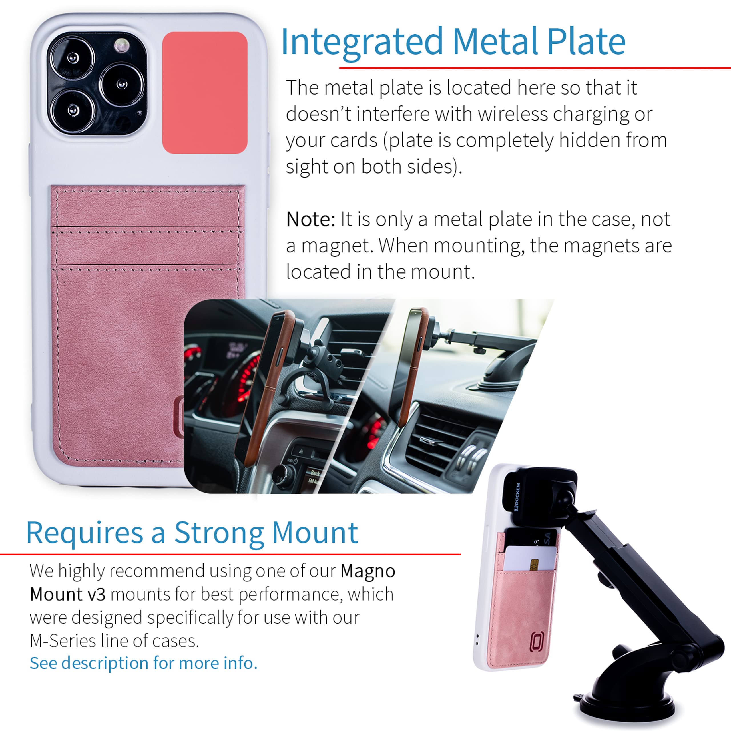 Dockem Wallet Case For IPhone 13 Pro Max With Built-in