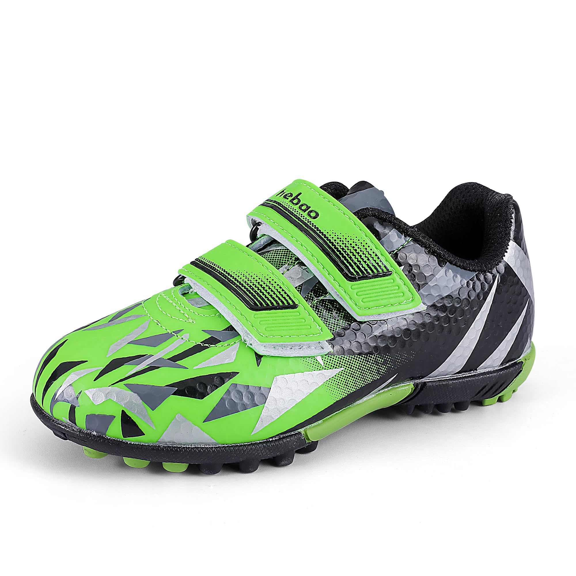 MiFeloo Kids Soccer Turf Cleats Indoor Soccer TF Shoes Toddler Little Boys Girls