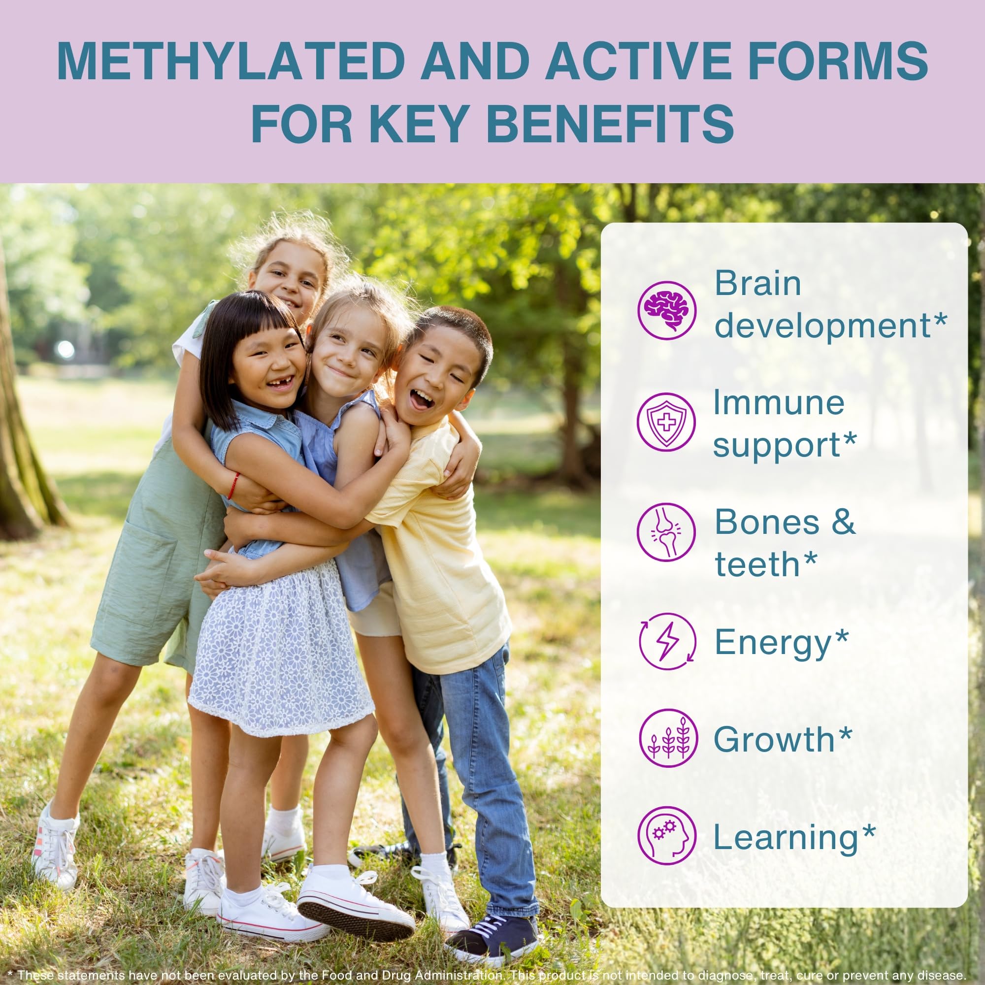 Igennus Methylated Kids Multivitamin Gummies, Age 4+, 90 Gummies — Amazon image 8
