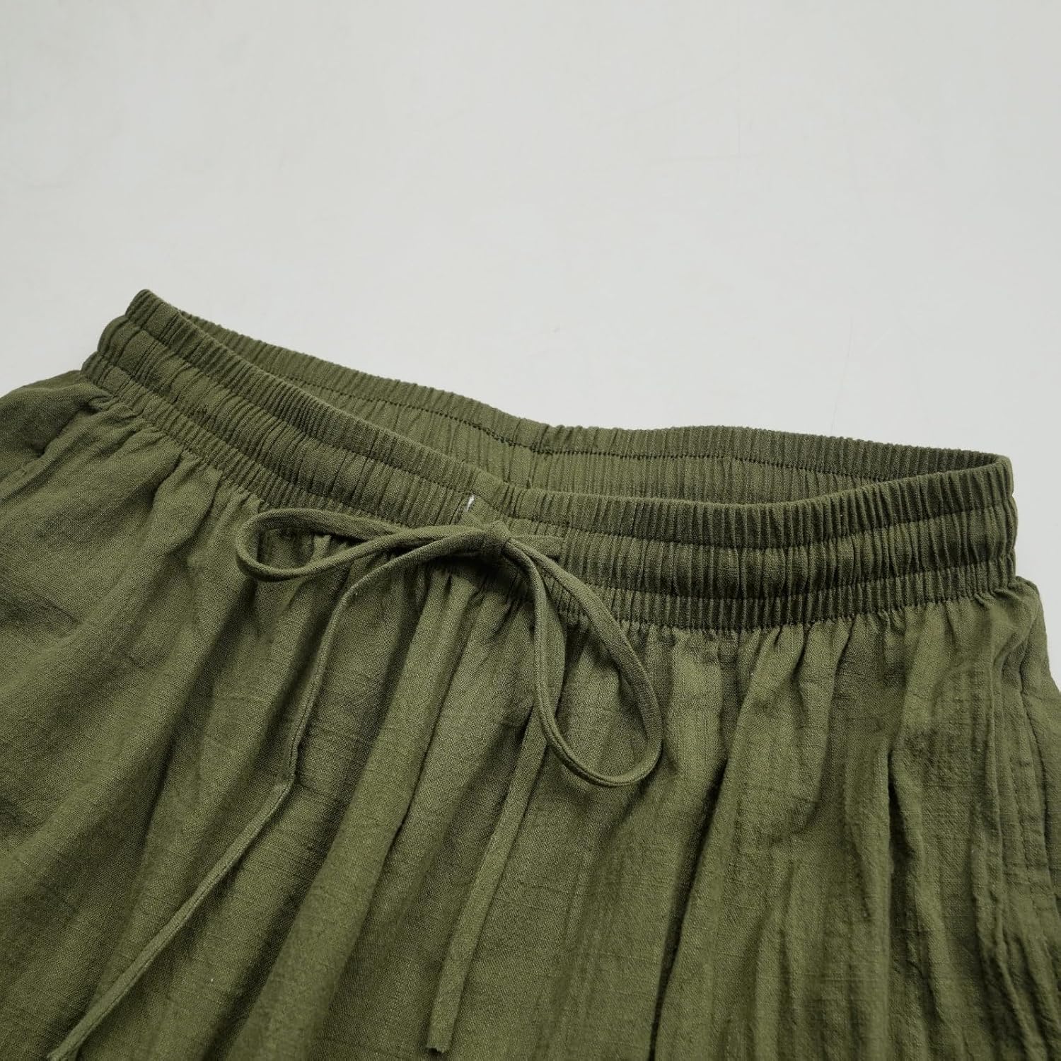 Men's Pirate Pants Renaissance Medieval Viking Pants Linen Ankle Banded Trousers Halloween Costume - Image 5