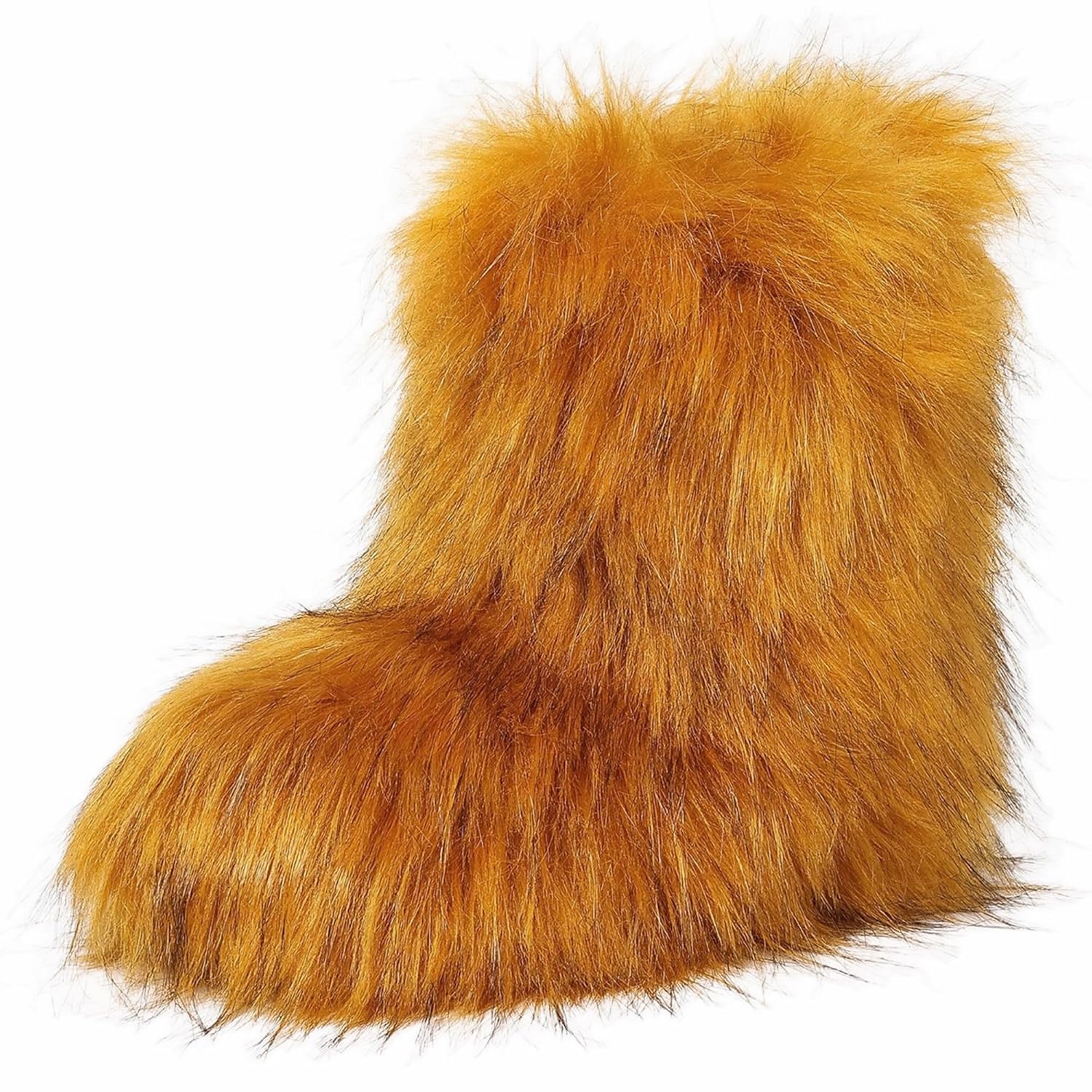 Furry Faux Fur Boots for Women