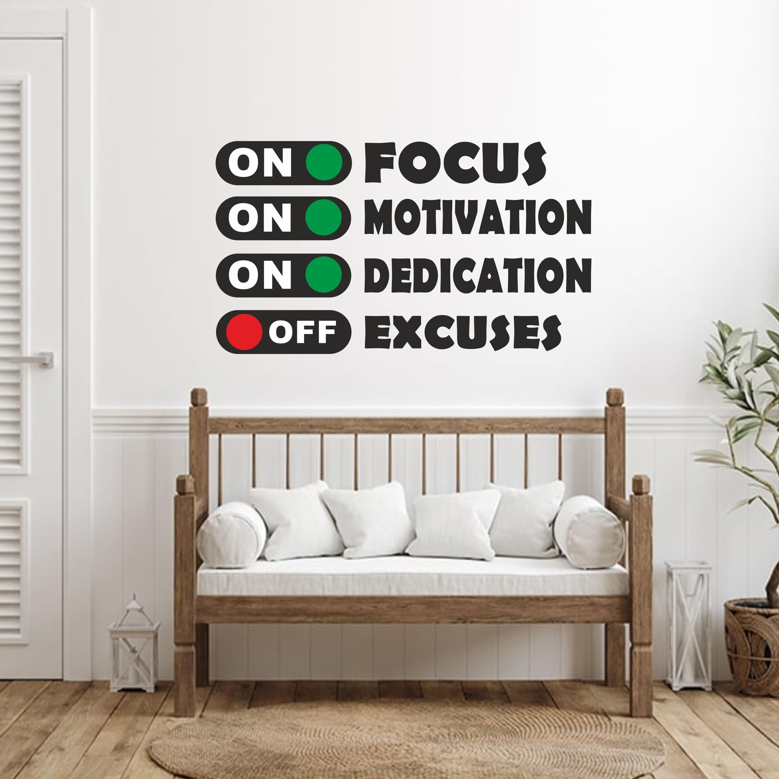 Wall Admire Focus On Motivational Quotes Wall Sticker Size -23x12Inches (B0CYQ76SRM) Amazon Price History, Amazon Price Tracker