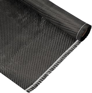 1 Roll Carbon Fiber Wrap Black Carbon Fiber Fabric 3K 220g 12in x 10ft | For Cars Structural Reinforcement Boat Repair Concrete Wall Basement