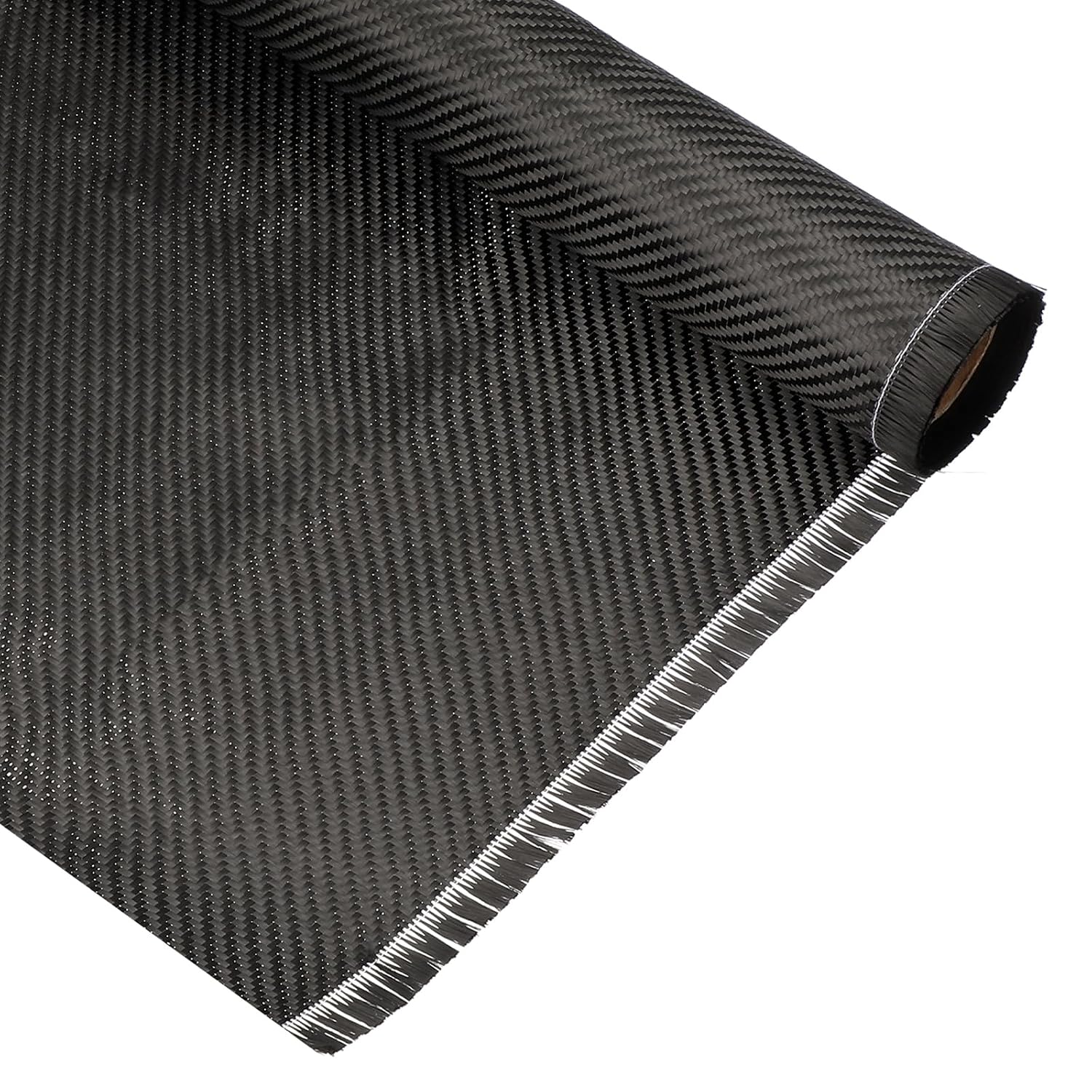 9.8 ft x 12" Carbon Fiber Fabric Roll Pure Fabric Carbon Fiber Sheet 2 x 2 Twill Weave 3k/220g for Cars for Cars Structural Reinforcement Boat Repair Concrete Wall Basement