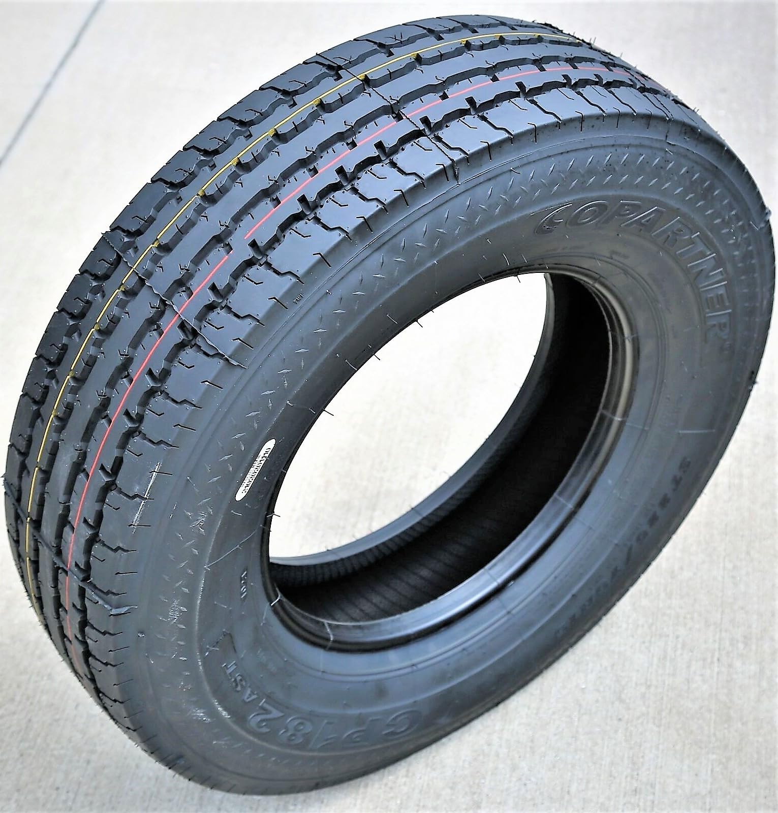 CP182 All Steel All Steel Heavy Duty Premium Trailer Radial Tire-ST22575R15 2257515 22575-15 121117L Load Range F LRF 12-Ply BSW Black Side Wall, 22575R15