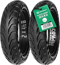 MOOVMOOV ‒ 2 Full Wheels MPK85 Electric Scooter Puncture Proof – Xiaomi Solid Tires (M365, Pro, Pro 2, Essential, Light, 1S, Mi 3) ‒ 8.5 Inches