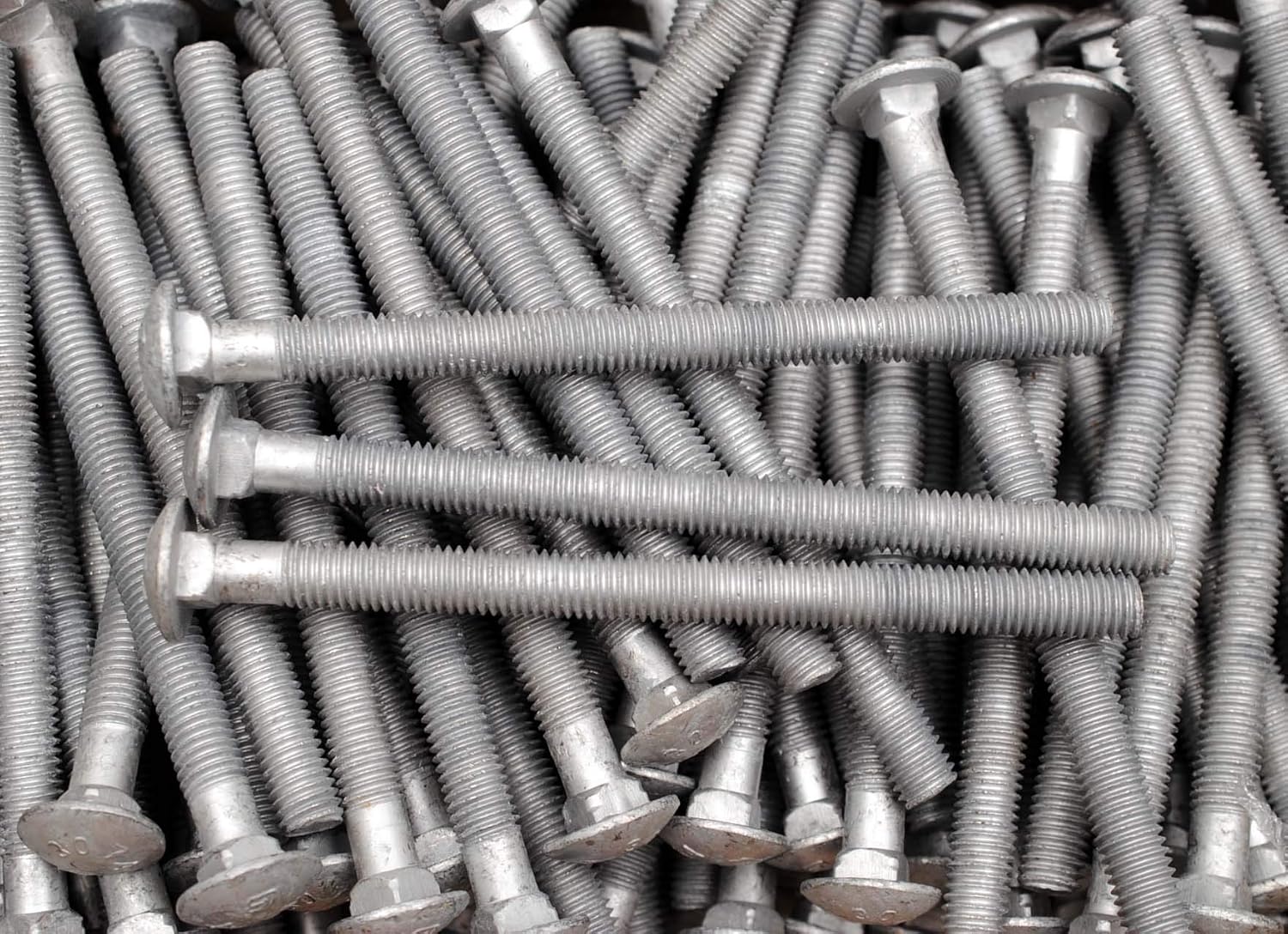 (15) Carriage Head Bolts 1/2-13 x 7 Hot Dip Galvanized A307