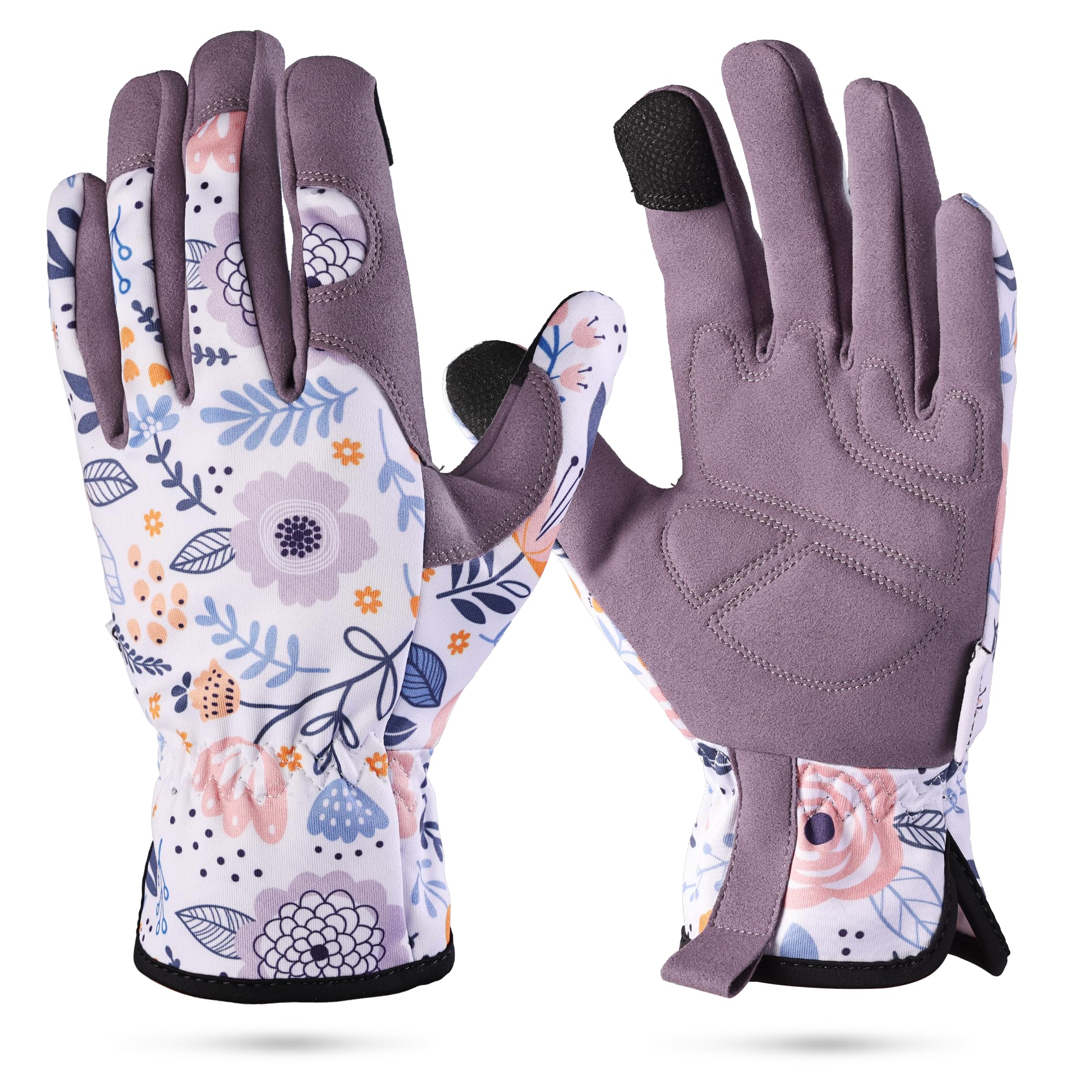 WORKPRO Floral Garden Gloves for Women