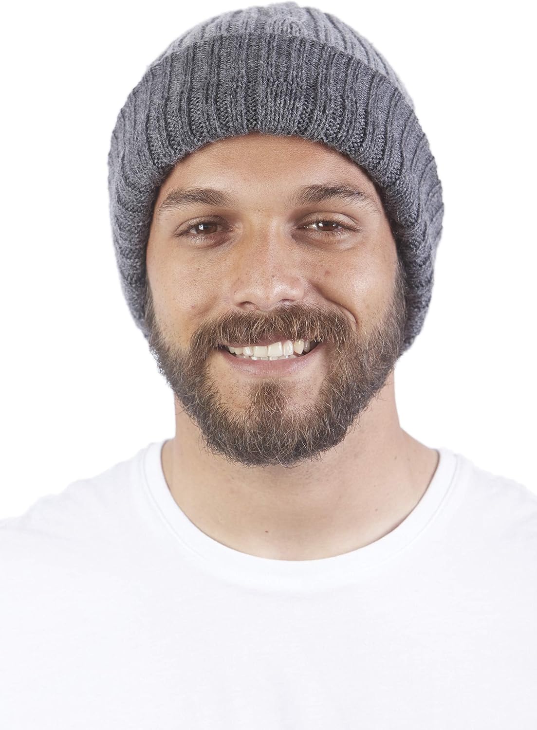 Reversible Alpaca Wool Hat - Warm & Soft Peruvian Unisex Beanie - Image 5