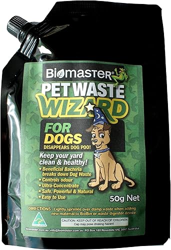 Pet Wizard Digester - Paquete de boquilla de 1.76 oz, enzimas beneficiosas para descomponer los residuos de mascotas, (concentrado 100% natural)