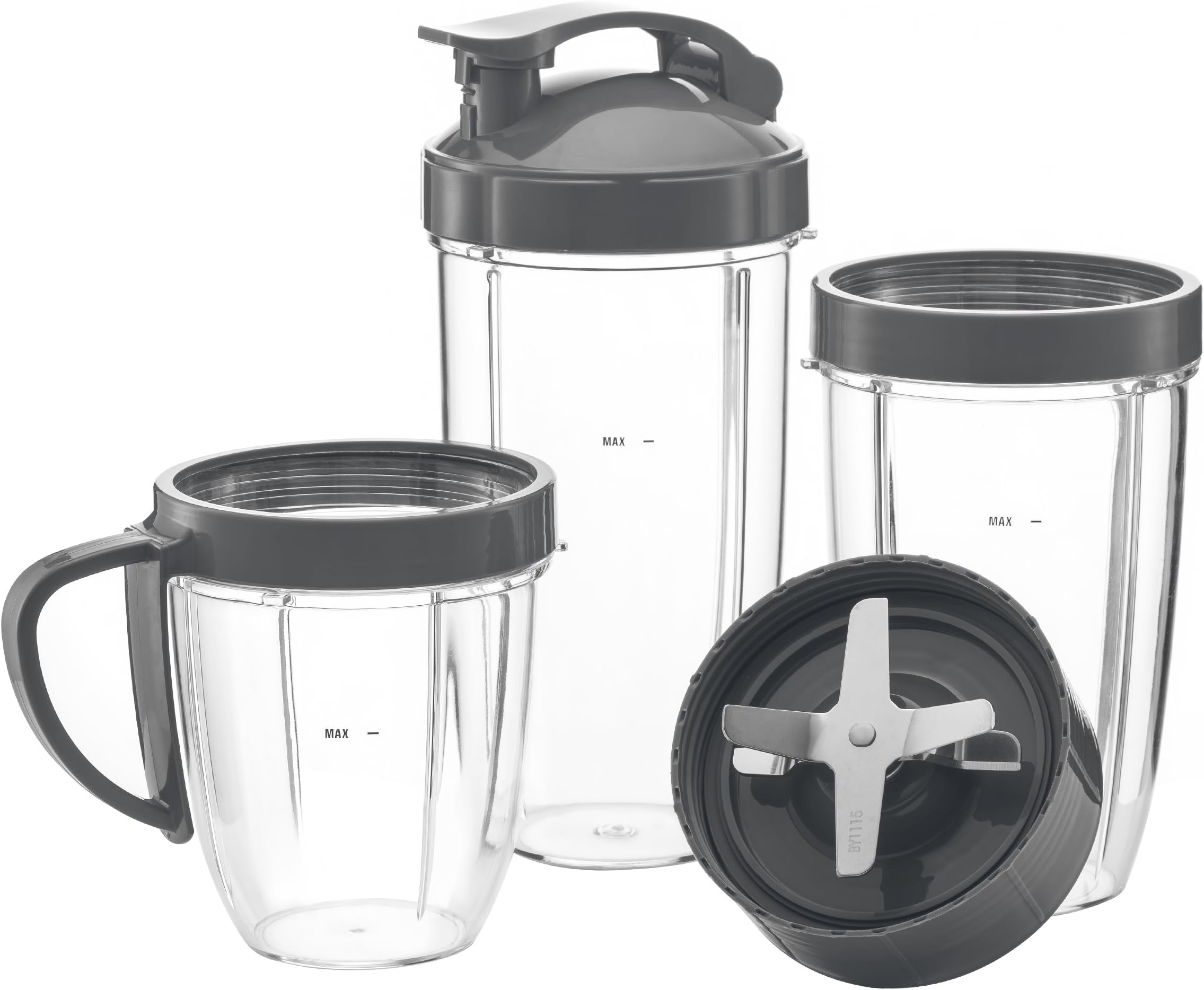 Preferred Parts Cups & Blade Replacement Set - Compatible with NutriBullet Blender | 7-Piece Set Blender Accessories Compatible with NutriBullet