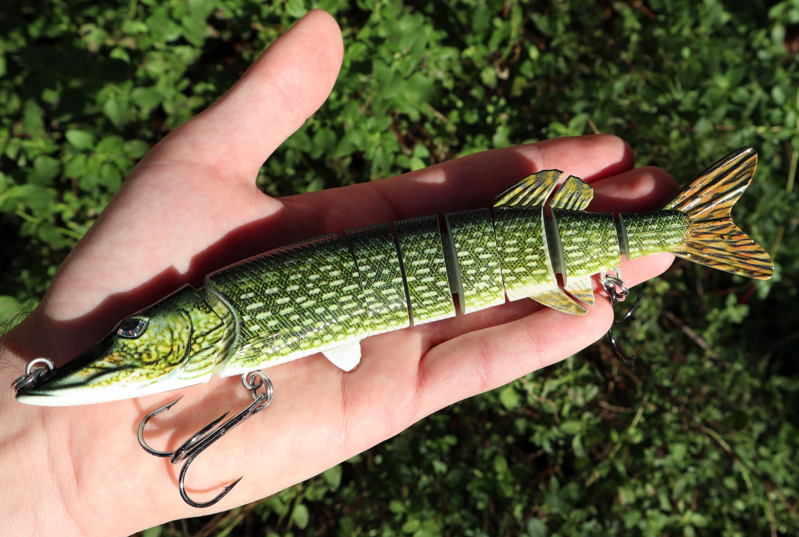 Lot De 5 Leurres Brochet 3D Réalistes - Swimbaits Pour Pêche Carnassier Truite Perche Sandre